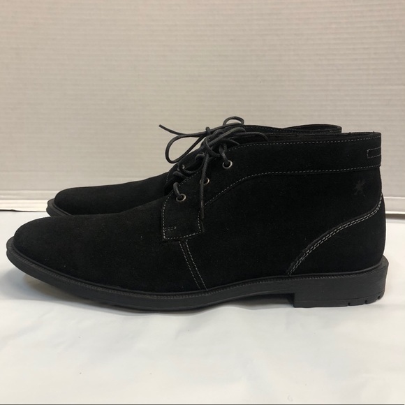 Men’s STACY ADAMS Black Suede Dabney Chukka Boot